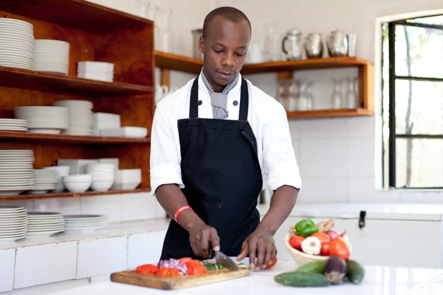 Maasai Cooking School at Karen Blixen Camp near the Masai Mara