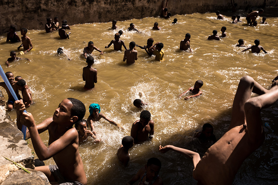 Timkat in Gondar by documentary photographer in Addis Ababa Christophe VIseux