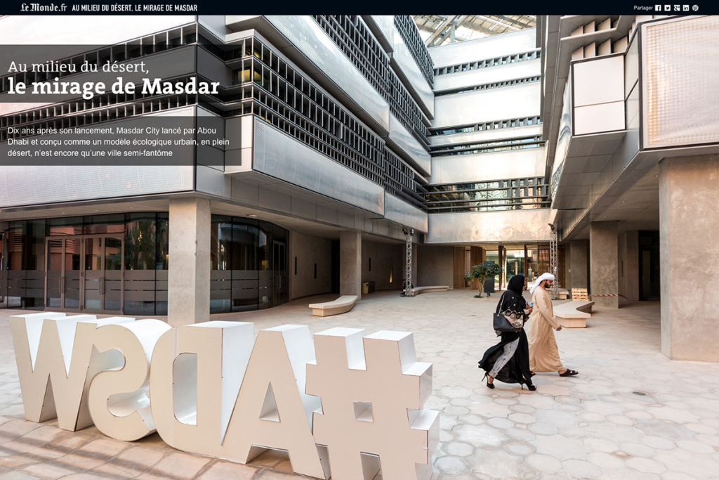 Photojournalist Doha, Abu Dhabi: Masdar, City of the Future in Abu Dhabi